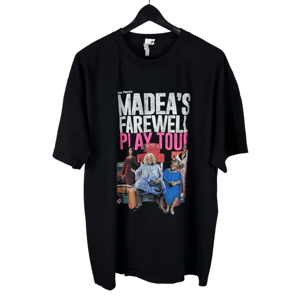 Vintage Y2K Tyler Perry’s Madeas Farewell Tour Promo Graphic Shirt Size XL